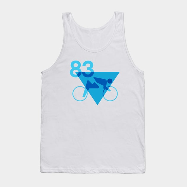 Vintage Cycling Race Tank Top by sombreroinc